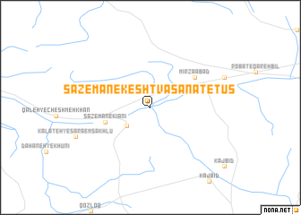 map of Sāzemān-e Kesht va Şan‘at-e Ţūs