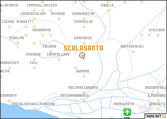 map of Scala Santa