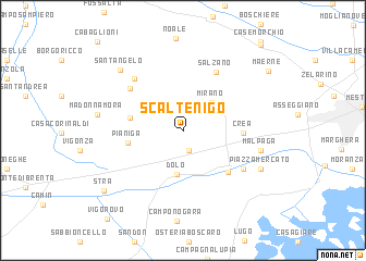 map of Scaltenigo