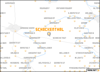 map of Schackenthal