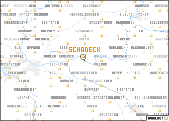 map of Schadeck