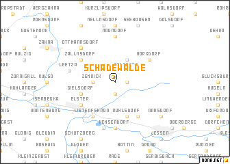 map of Schadewalde