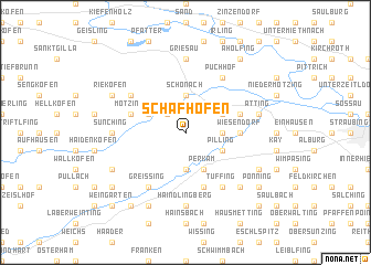 map of Schafhöfen