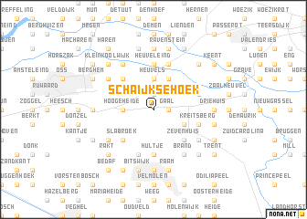 map of Schaijkse Hoek