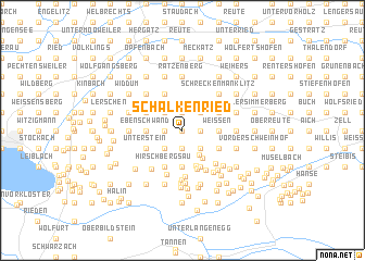 map of Schalkenried