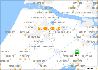 map of Schalkwijk