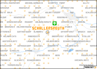 map of Schallersreuth