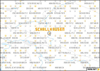 map of Schallhausen