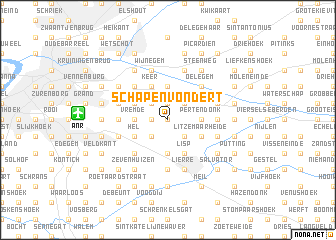 map of Schapenvondert