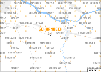 map of Scharmbeck