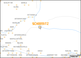 map of Scharnitz