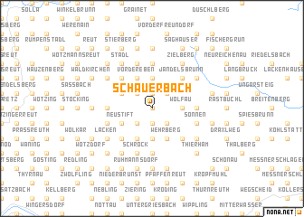 map of Schauerbach