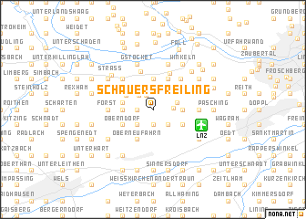 map of Schauersfreiling