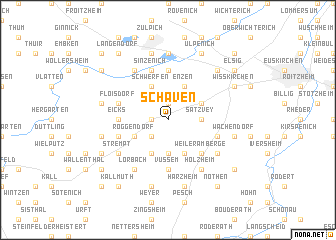 map of Schaven