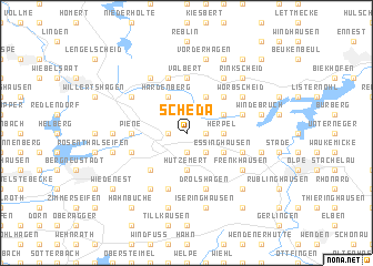 map of Scheda