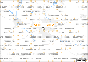 map of Schedewitz