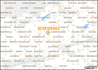 map of Scheideweg