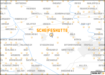 map of Scheifeshütte