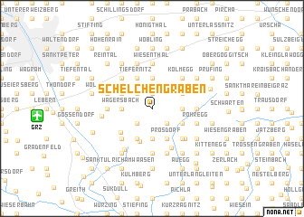 map of Schelchengraben