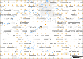 map of Schelderode