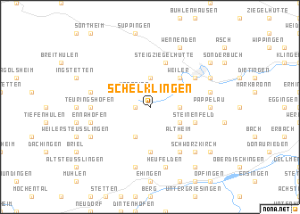 map of Schelklingen