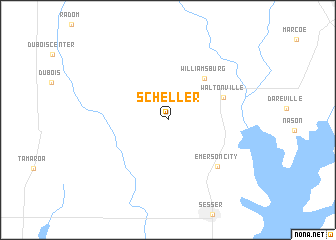 map of Scheller