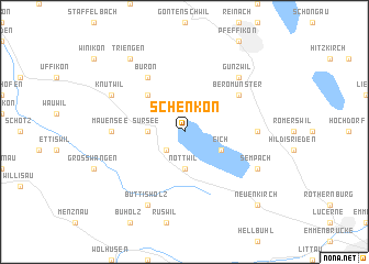 map of Schenkon