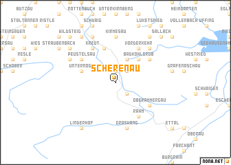 map of Scherenau