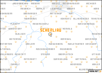 map of Scherliau