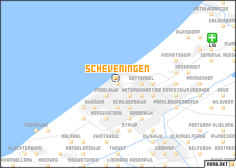 map of Scheveningen