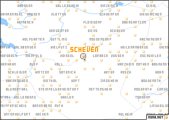 map of Scheven