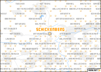 map of Schickenberg