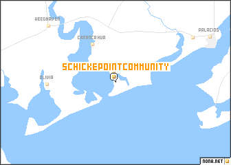 map of Schicke Point Community