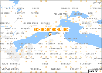 map of Schiedenhohlweg