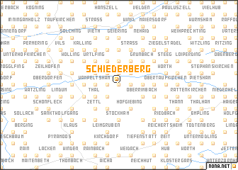 map of Schiederberg