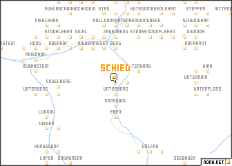 map of Schied