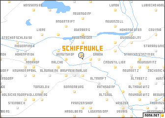 map of Schiffmühle