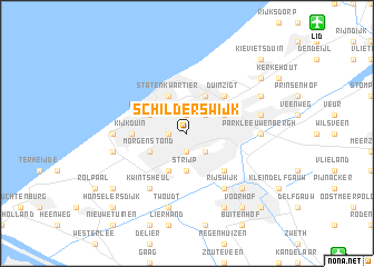 map of Schilderswijk