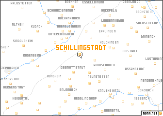 map of Schillingstadt