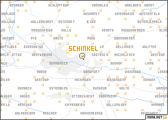 map of Schinkel