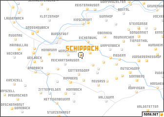 map of Schippach