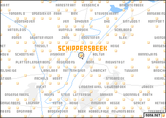 map of Schippersbeek