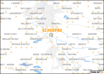 map of Schkopau