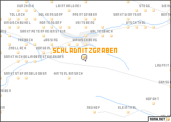 map of Schladnitzgraben