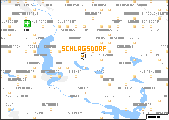 map of Schlagsdorf