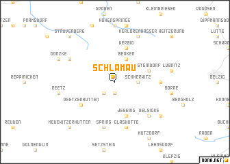 map of Schlamau