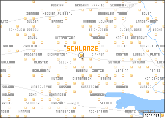 map of Schlanze