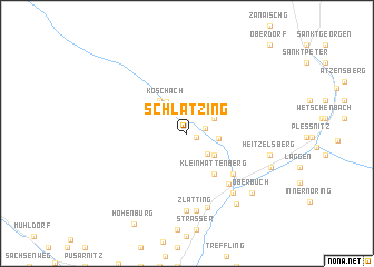 map of Schlatzing