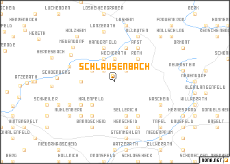 map of Schlausenbach