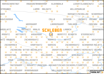 map of Schleben